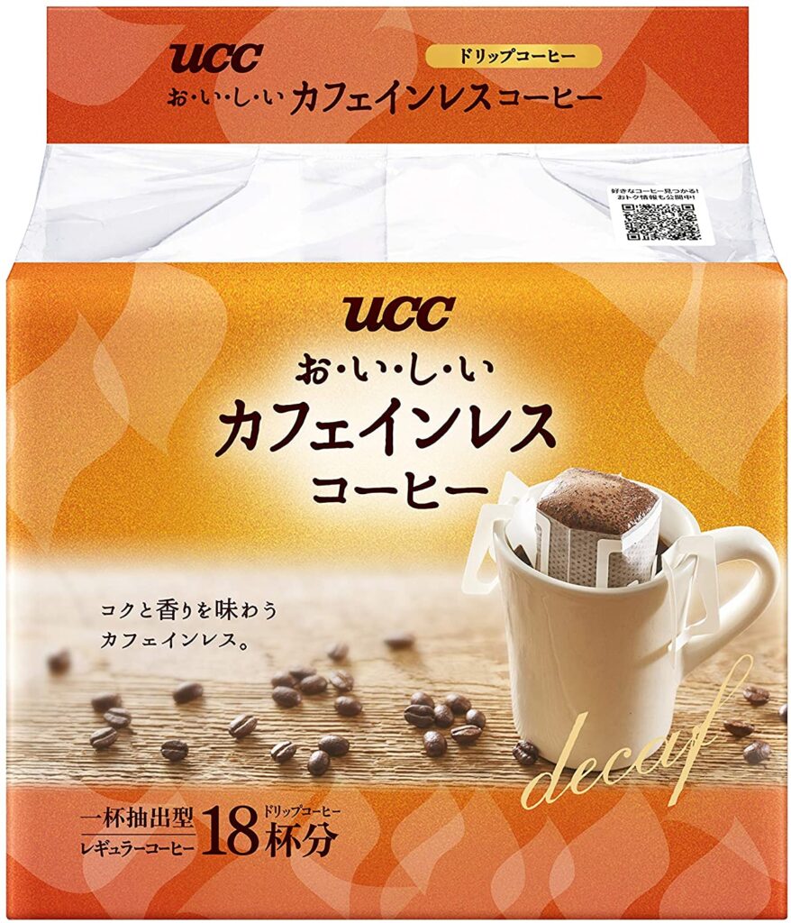 UCCカフェインレスコーヒー