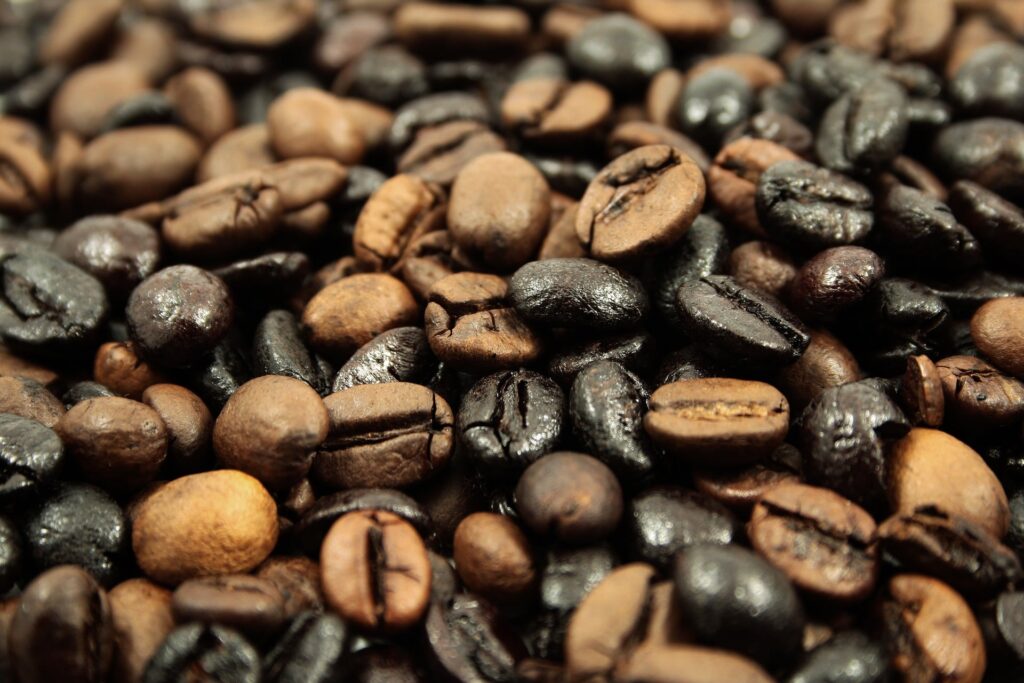 ムラのあるコーヒー豆